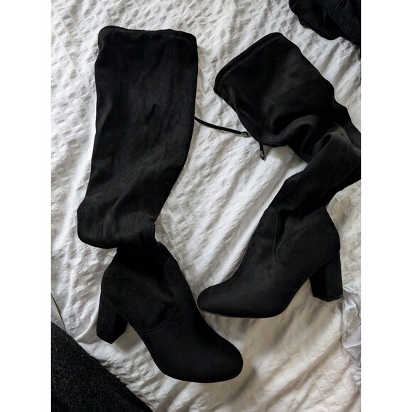 Thigh high boots heels 8 5 - Picture 1 of 6